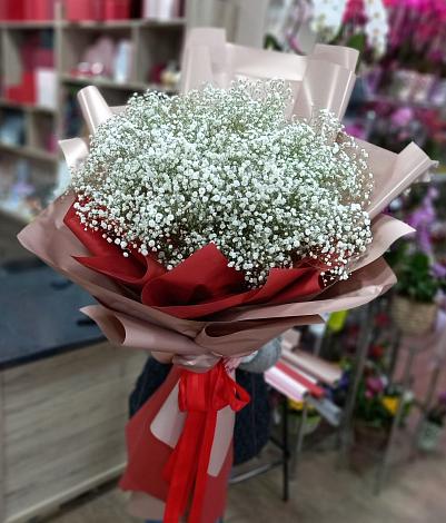 Букет цветов из: Гипсофила в Грибаново